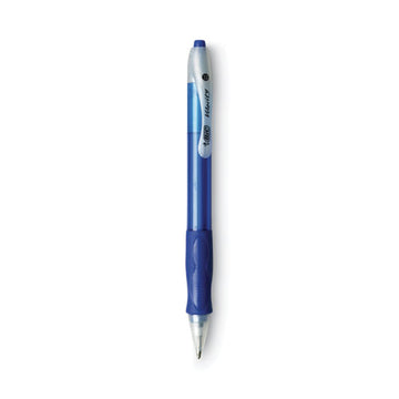 BIC® Velocity Easy Glide Ballpoint Pen Value Pack, Retractable, Medium 1 Mm, Blue Ink, Blue Barrel, 36-pack freeshipping - TVN Wholesale